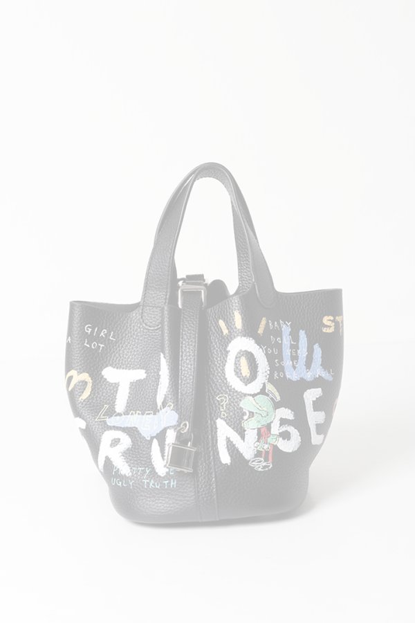 画像1:   guernika ゲルニカ Cube Bag / size S / Black{E-}{GR-CB-3-BFS} (1)