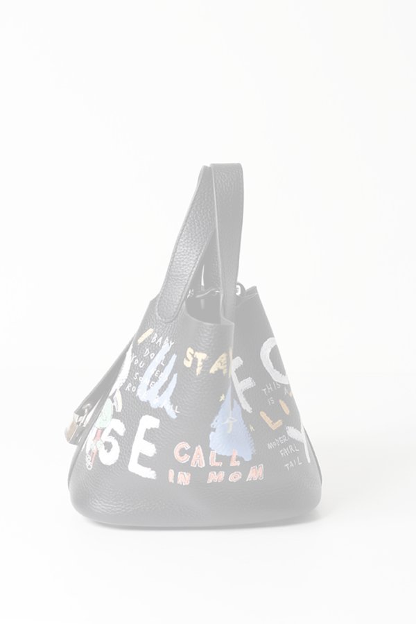 画像2:   guernika ゲルニカ Cube Bag / size S / Black{E-}{GR-CB-3-BFS} (2)