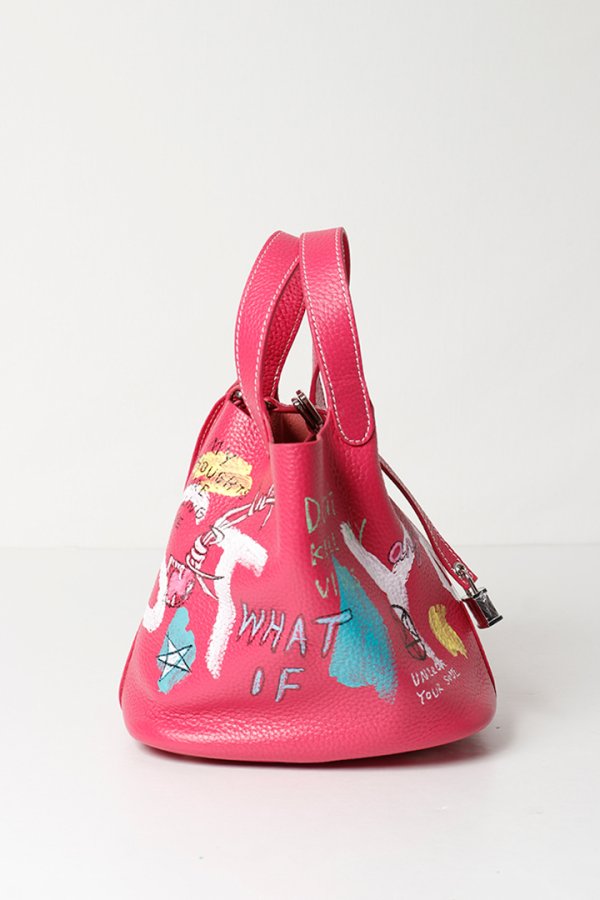 画像4: guernika ゲルニカ Cube Bag / size S / Vivid Pink{E-}{GR-CB-3-BFS} (4)