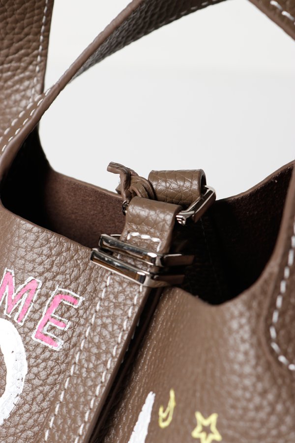 画像5: guernika ゲルニカ Cube Bag / size S / Brown{E-}{GR-CB-3-BFS} (5)