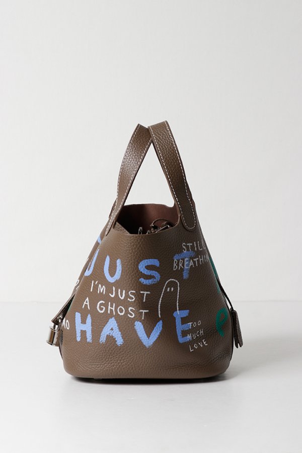 画像4: guernika ゲルニカ Cube Bag / size S / Brown{E-}{GR-CB-3-BFS} (4)