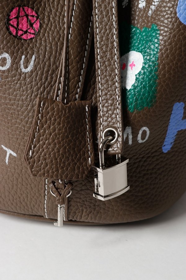 画像6: guernika ゲルニカ Cube Bag / size S / Brown{E-}{GR-CB-3-BFS} (6)