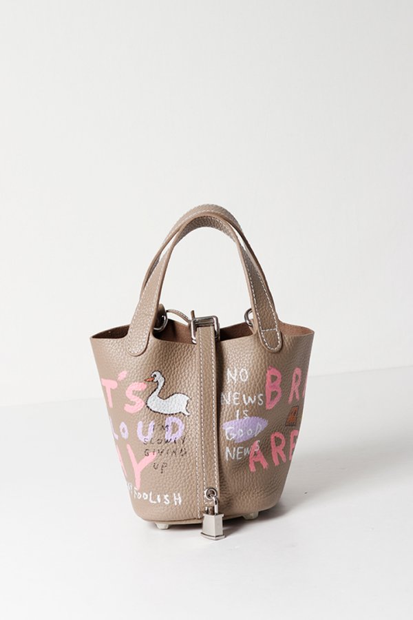 画像2: guernika ゲルニカ Cube Bag / size MINI /Beige{E-}{GR-MCB-1-BFS} (2)