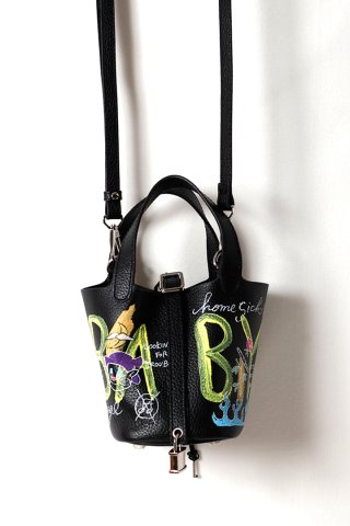 guernika ゲルニカ Cube Bag / size L / Black{-BES}{E-} - underbar