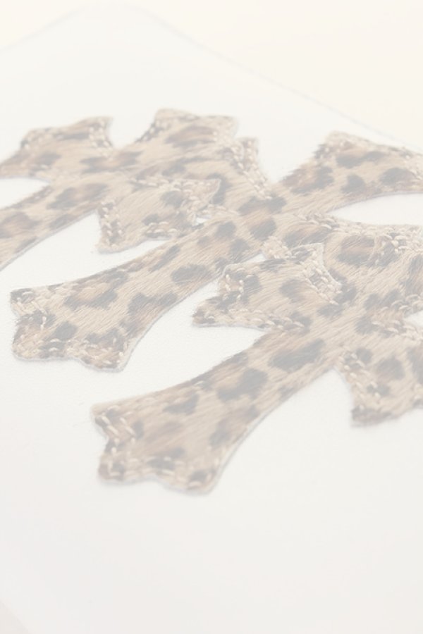 画像4:  {SOLD} CHROME HEARTS クロムハーツ ハラコ 3セメタリークロスパッチ ウォレット {-AHS}  :CH-1801-01-F  (4)