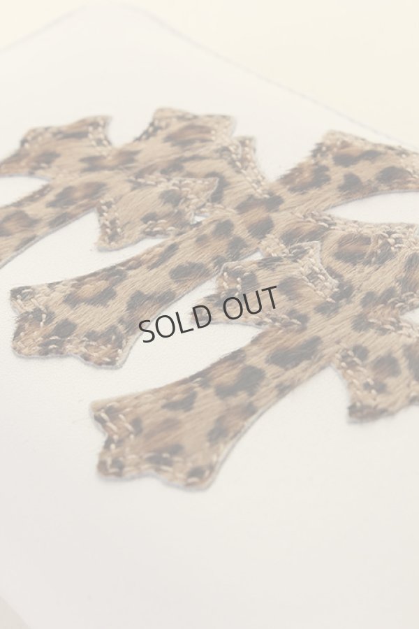 画像4: {SOLD}CHROME HEARTS クロムハーツ ハラコ 3セメタリークロスパッチ ウォレット{-AHS} (4)