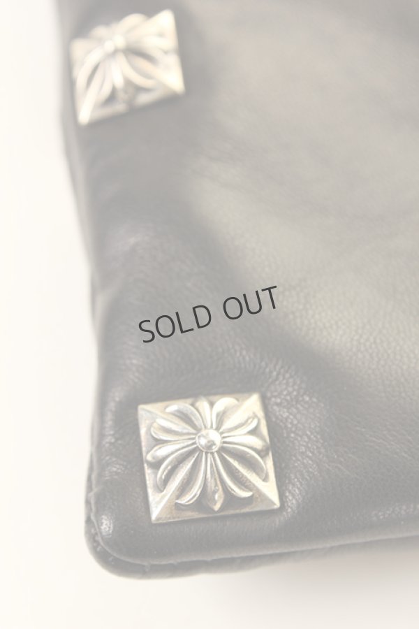 画像4: {SOLD}CHROME HEARTS クロムハーツ ピラミッドスタッズ クラッチバッグ{-AHS} (4)