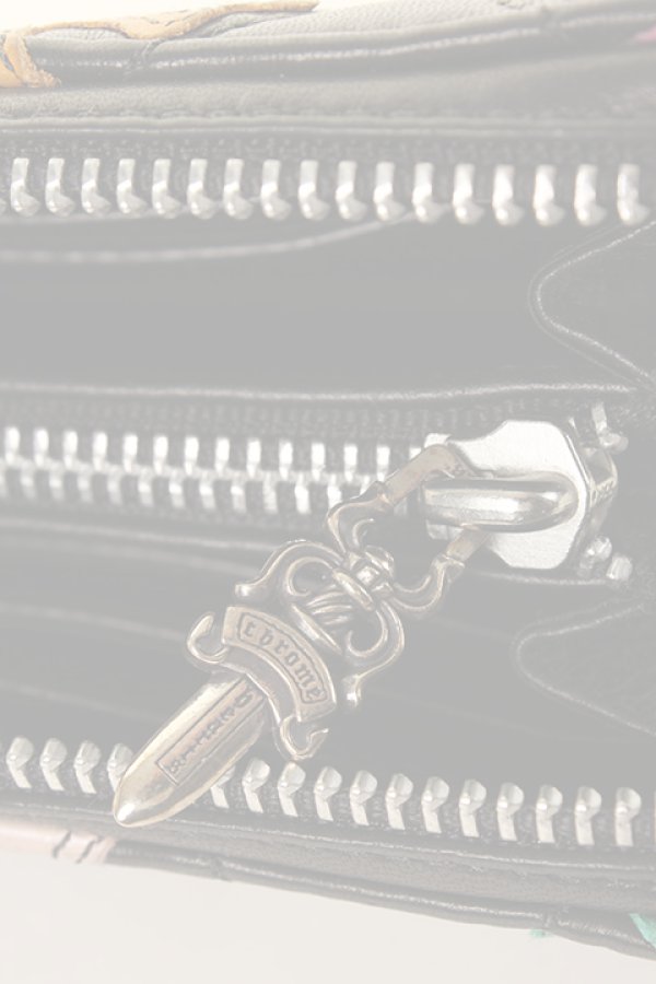 画像4:  {SOLD} CHROME HEARTS クロムハーツ キルティング セメタリークロスパッチ ウォレット {-AHS}  :CH-1801-06-F  (4)