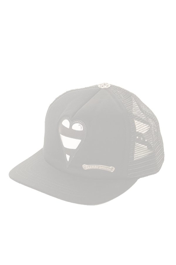 画像1:   CHROME HEARTS クロムハーツ ストライプハート トラッカーキャップ {-AHS}  :CH-1801-10-F  (1)
