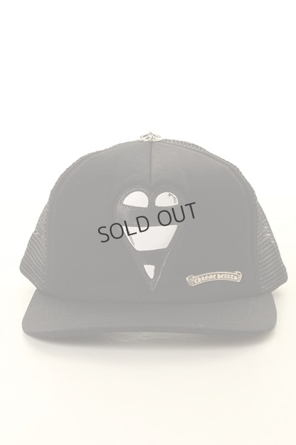 画像3: {SOLD}CHROME HEARTS クロムハーツ ストライプハート トラッカーキャップ{-AHS} (3)