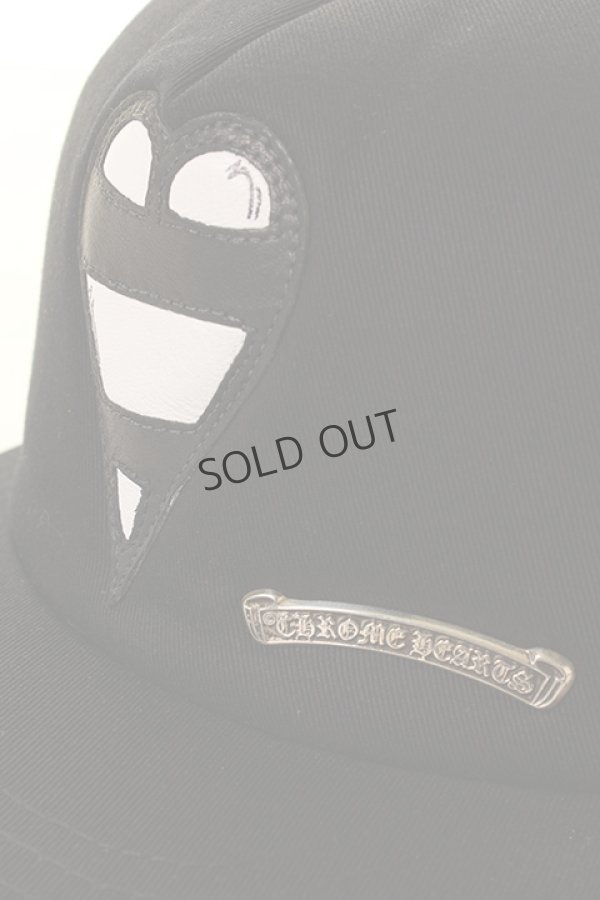 画像5: {SOLD}CHROME HEARTS クロムハーツ ストライプハート トラッカーキャップ{-AHS} (5)