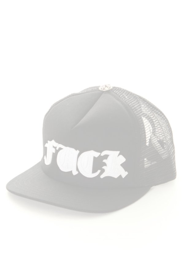 画像1:  {SOLD} CHROME HEARTS クロムハーツ "FUCK" CAP {CH-1804-02-BLKWHT-AHS}  :CH-1804-02-BLK-F  (1)