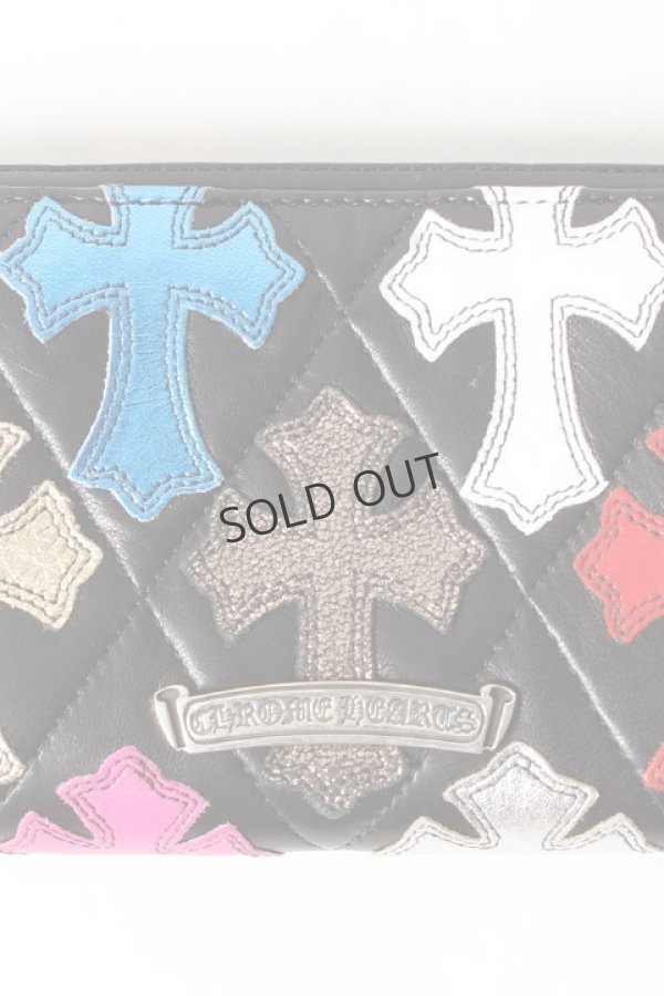 画像3: {SOLD}CHROME HEARTS クロムハーツ キルティング セメタリークロスパッチ ウォレット(A){-AHA} (3)