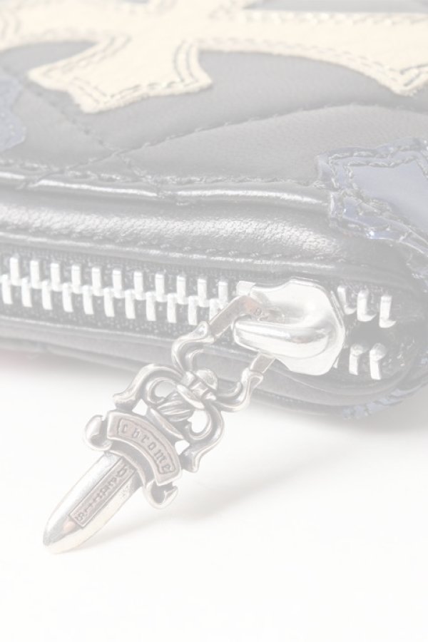 画像4:  {SOLD} CHROME HEARTS クロムハーツ キルティング セメタリークロスパッチ ウォレット(A) {-AHA}  :CH-1901-01-F  (4)