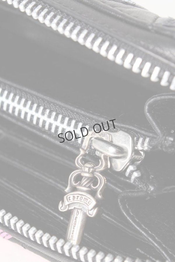 画像5: {SOLD}CHROME HEARTS クロムハーツ キルティング セメタリークロスパッチ ウォレット(A){-AHA} (5)