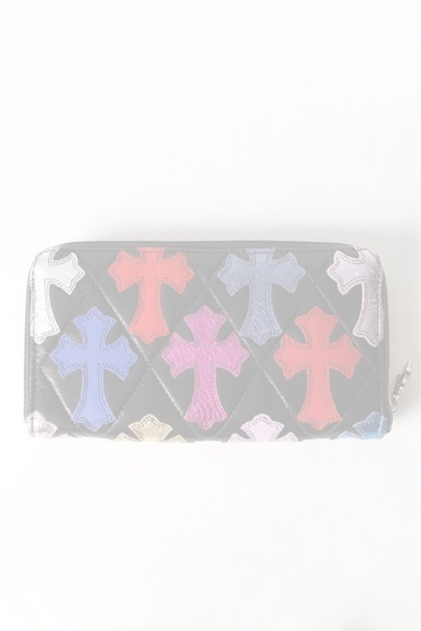 画像2:  {SOLD} CHROME HEARTS クロムハーツ キルティング セメタリークロスパッチ ウォレット(B) {-AHA}  :CH-1901-02-F  (2)