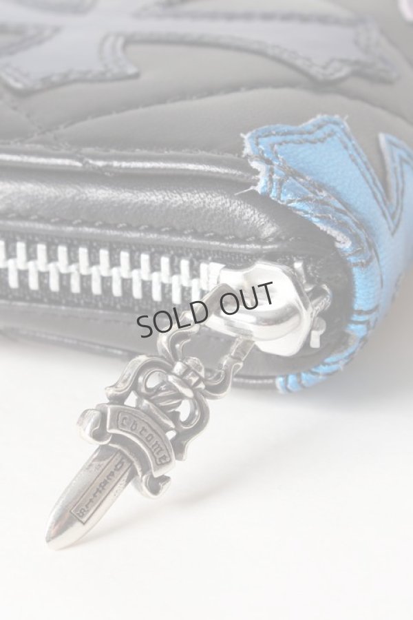 画像4: {SOLD}CHROME HEARTS クロムハーツ キルティング セメタリークロスパッチ ウォレット(B){-AHA} (4)