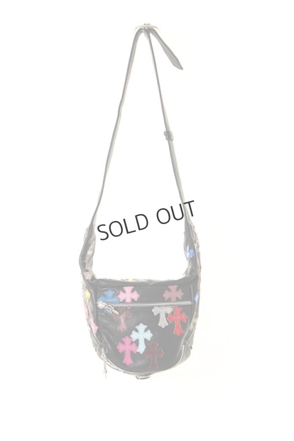 画像3: {SOLD}CHROME HEARTS クロムハーツ キルティング セメタリークロスパッチ ボディバッグ{-AHA} (3)