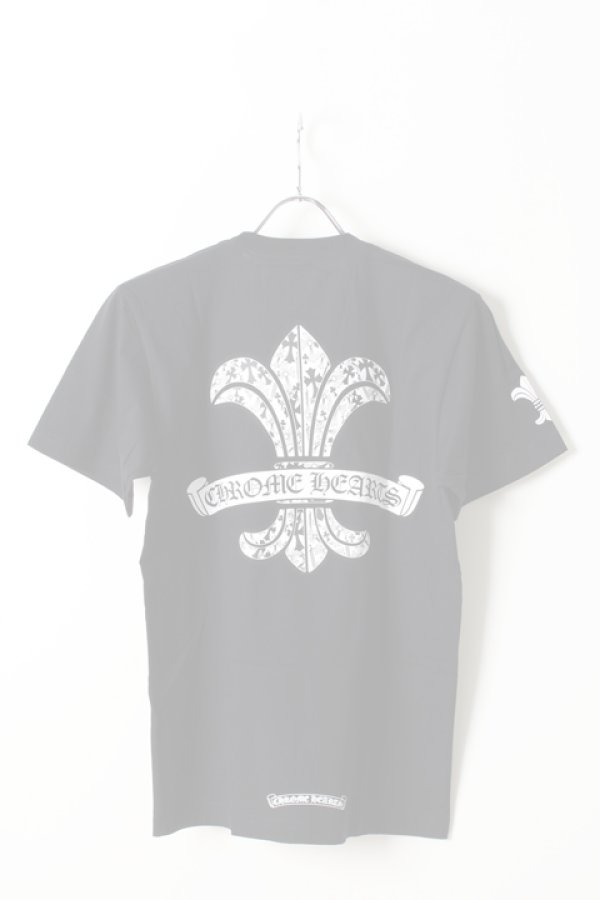 画像1:   CHROME HEARTS クロムハーツ Fleur Tee {-AIS}  :CH-1903-A-BLK  (1)