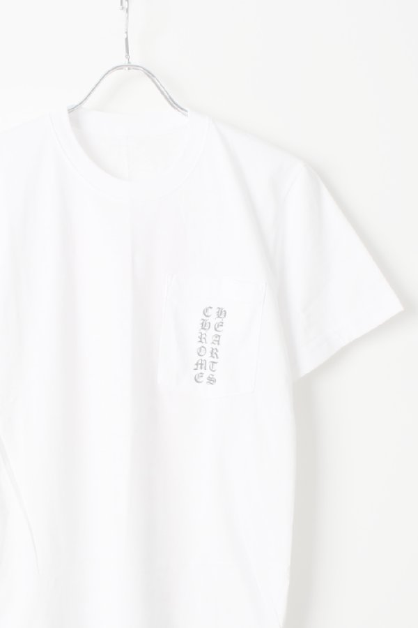 画像3:  {SOLD} CHROME HEARTS クロムハーツ Pink Script Tee {-AIS}  :CH-1903-C-WHT  (3)