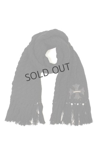 SOLD}CHROME HEARTS クロムハーツ カシミアケーブルマフラー{CH-201602