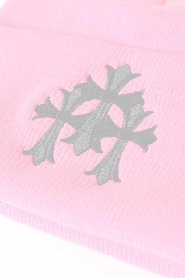 画像2:   CHROME HEARTS クロムハーツ KNIT BEANIE {-BCS}  :CH-202302-01-PNK-ONE  (2)