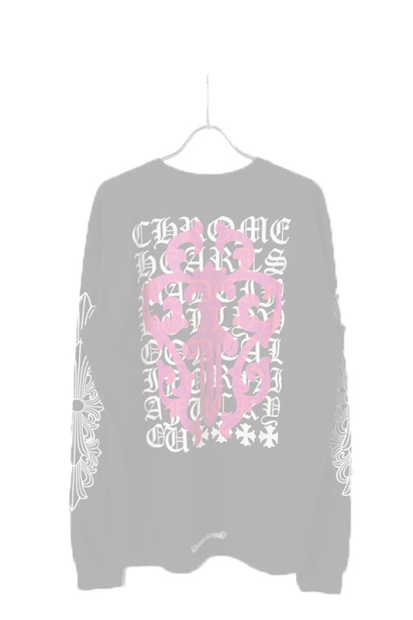 画像1:   CHROME HEARTS クロムハーツ ロングスリーブTシャツ {-BCS}  :CH-202306-03-BLK  (1)