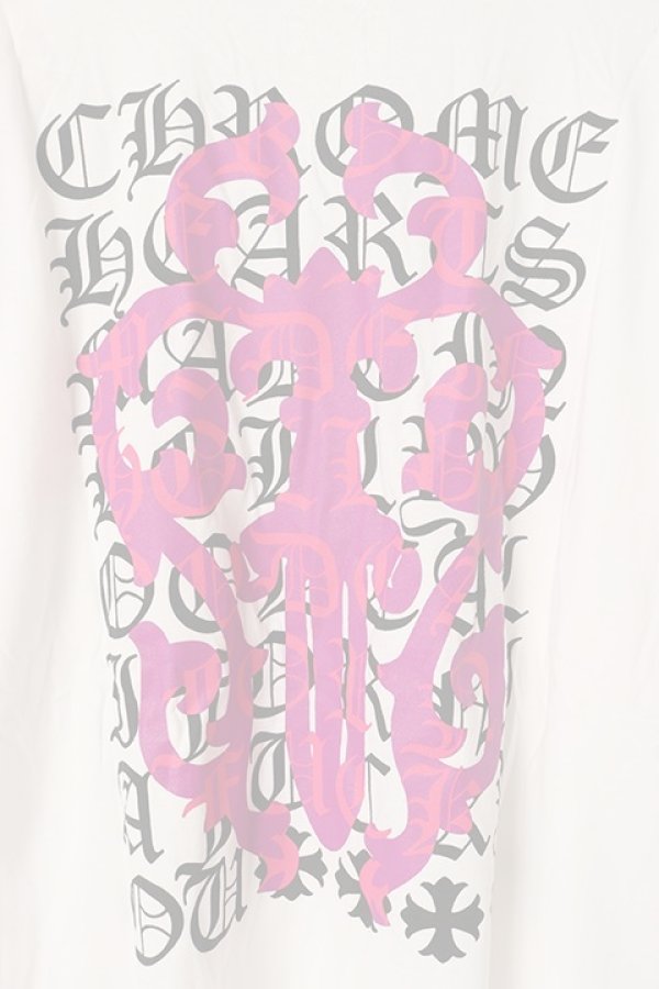 画像2:   CHROME HEARTS クロムハーツ ロングスリーブTシャツ {-BCS}  :CH-202306-03-WHT  (2)
