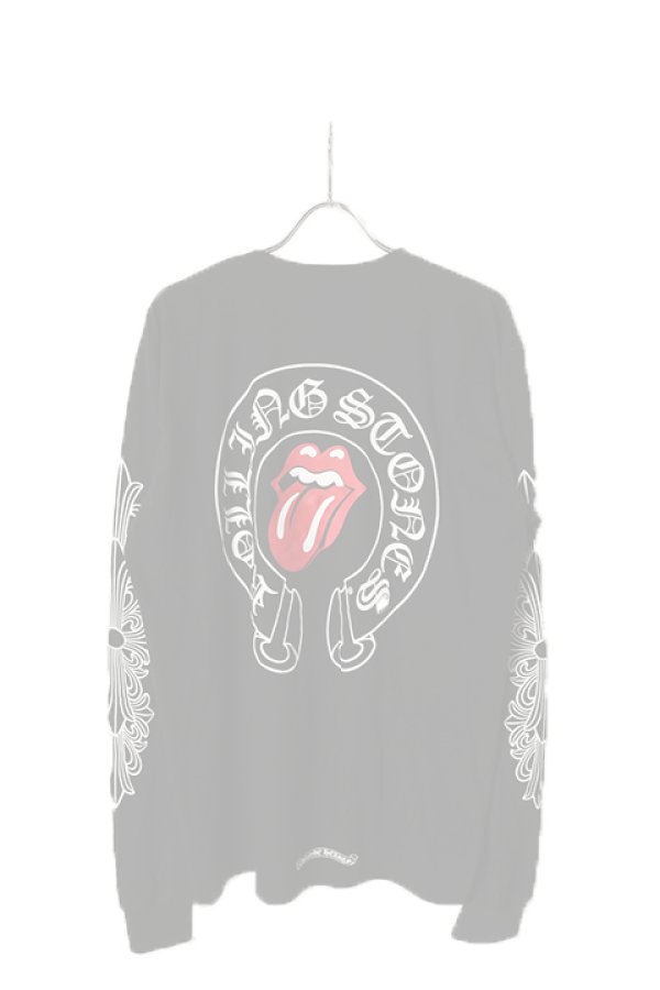 画像1:   CHROME HEARTS クロムハーツ ロングスリーブTシャツ {-BCS}  :CH-202306-07-BLK-XL  (1)