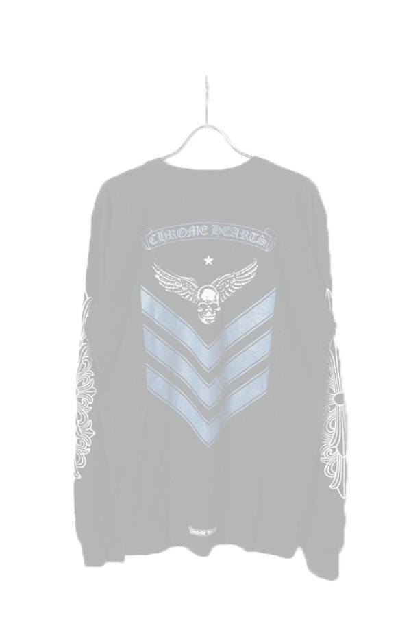 画像1:  {SOLD} CHROME HEARTS クロムハーツ ロングスリーブTシャツ {-BCS}  :CH-202306-08-BLK-XL  (1)
