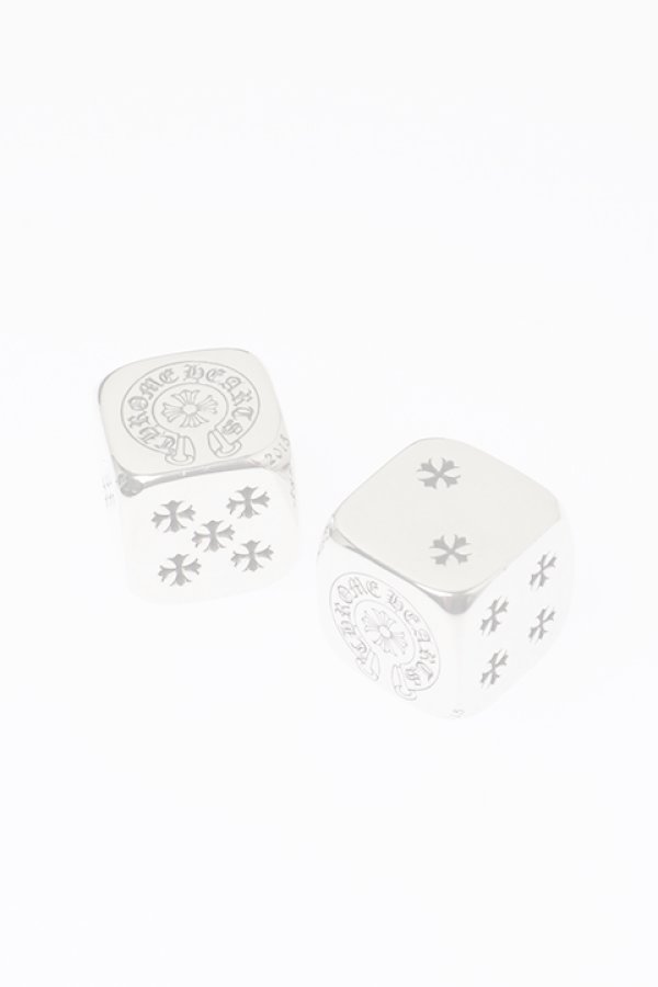 画像1:   CHROME HEARTS クロムハーツ DICE シルバーサイコロ2個セット {-BAA}  :CH-2107-01-F  (1)