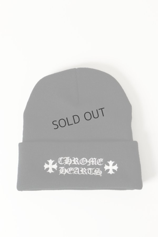 画像1: {SOLD}CHROME HEARTS クロムハーツ Watch Cap Black{-BBS} (1)