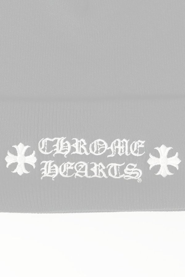画像3:   CHROME HEARTS クロムハーツ Watch Cap Black {-BBS}  :CH-2202-01-OS  (3)