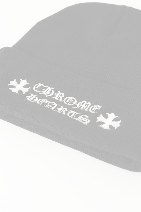 画像4:   CHROME HEARTS クロムハーツ Watch Cap Black {-BBS}  :CH-2202-01-OS  (4)