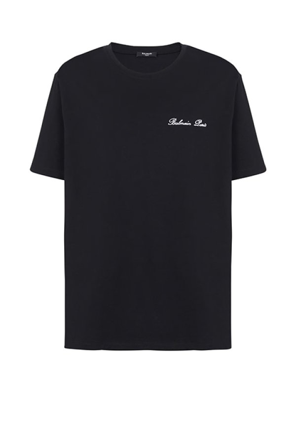 画像1: 【24SS新作】BALMAIN バルマン Balmain シグネチャー Tシャツ{-BDS} (1)