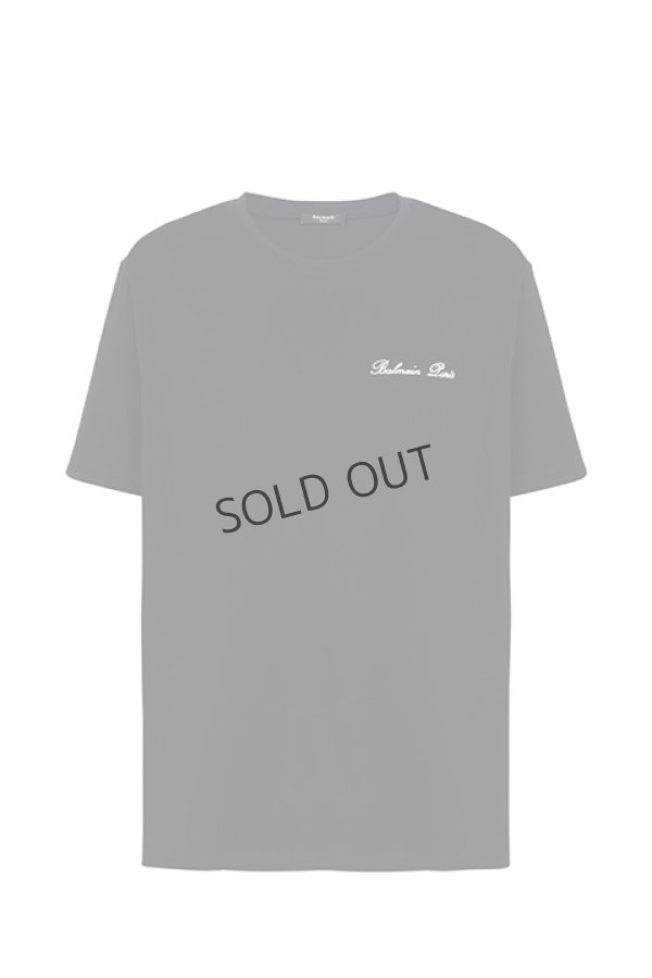 画像1: {SOLD}BALMAIN バルマン Balmain シグネチャー Tシャツ{-BDS} (1)