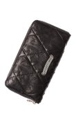 画像2: {SOLD}CHROME HEARTS クロムハーツ QUILTING CROSS(キルティングクロス) WALLET{CH-201706-02-BLK-AGS} (2)