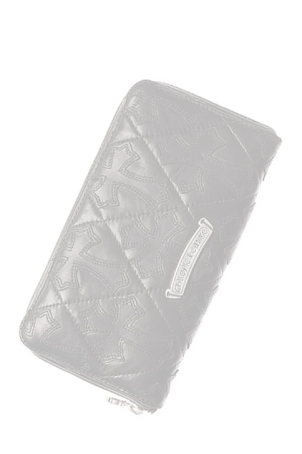 画像2:   CHROME HEARTS クロムハーツ QUILTING CROSS(キルティングクロス) WALLET {CH-201706-02-BLK-AGS}  :CH20170602-BLK-F  (2)