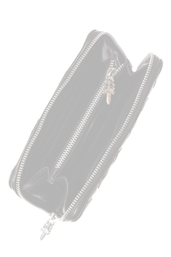 画像5:   CHROME HEARTS クロムハーツ QUILTING CROSS(キルティングクロス) WALLET {CH-201706-02-BLK-AGS}  :CH20170602-BLK-F  (5)