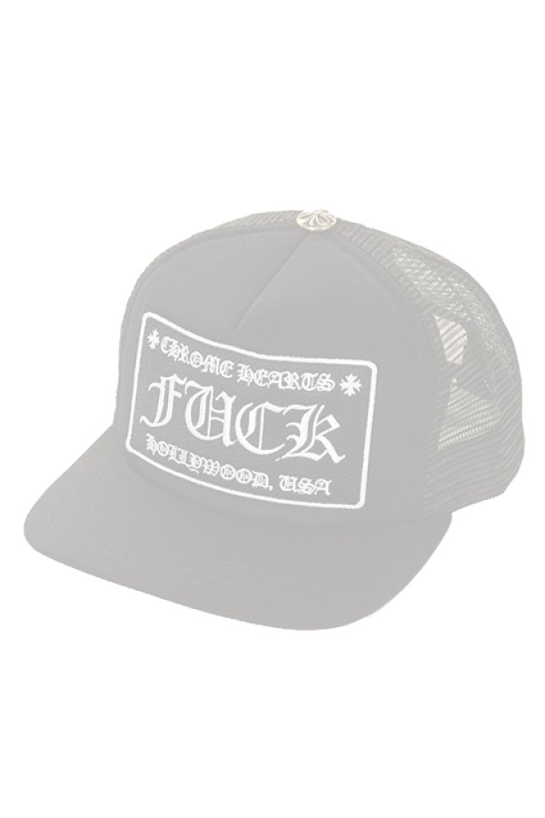 画像1:   CHROME HEARTS クロムハーツ "FUCK" HOLLYWOOD, USA CAP {CH-201706-04-BLK-AGS}  :CH20170604-BLK-OS  (1)