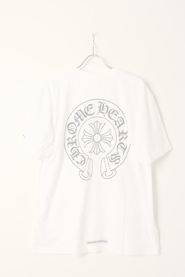 画像5:   CHROME HEARTS クロムハーツ クルーネックショートスリーブTシャツ {408129111WHT***763-BCA}  :CH202309-01-WHT  (5)