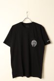 画像1: {SOLD}CHROME HEARTS クロムハーツ クルーネックショートスリーブTシャツ{408129111BLK***762-BCA} (1)