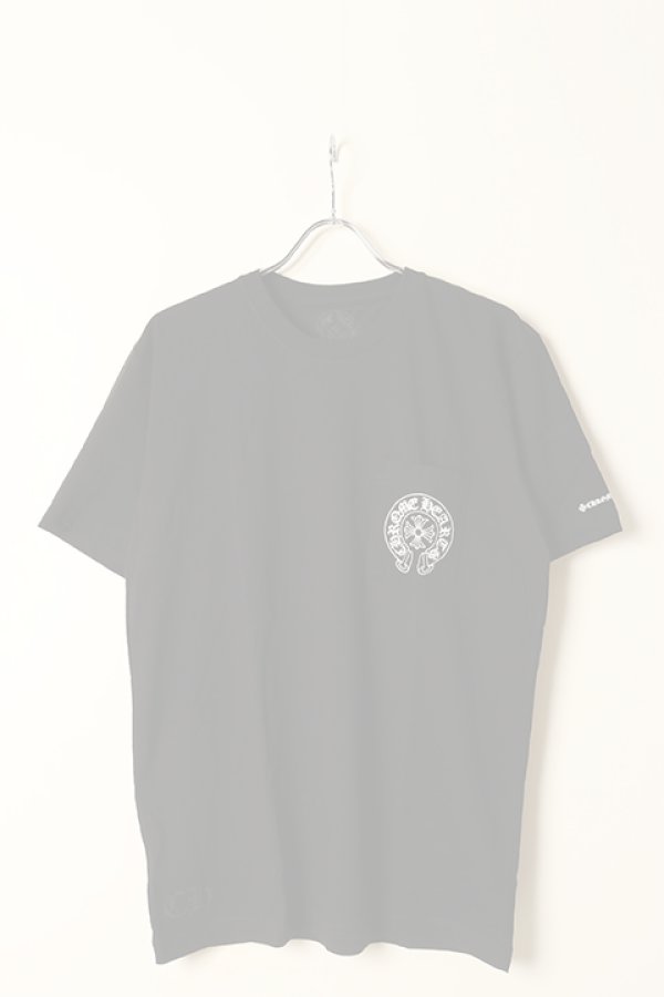 画像1:   CHROME HEARTS クロムハーツ クルーネックショートスリーブTシャツ {408129111BLK***762-BCA}  :CH202309-02-BLK  (1)