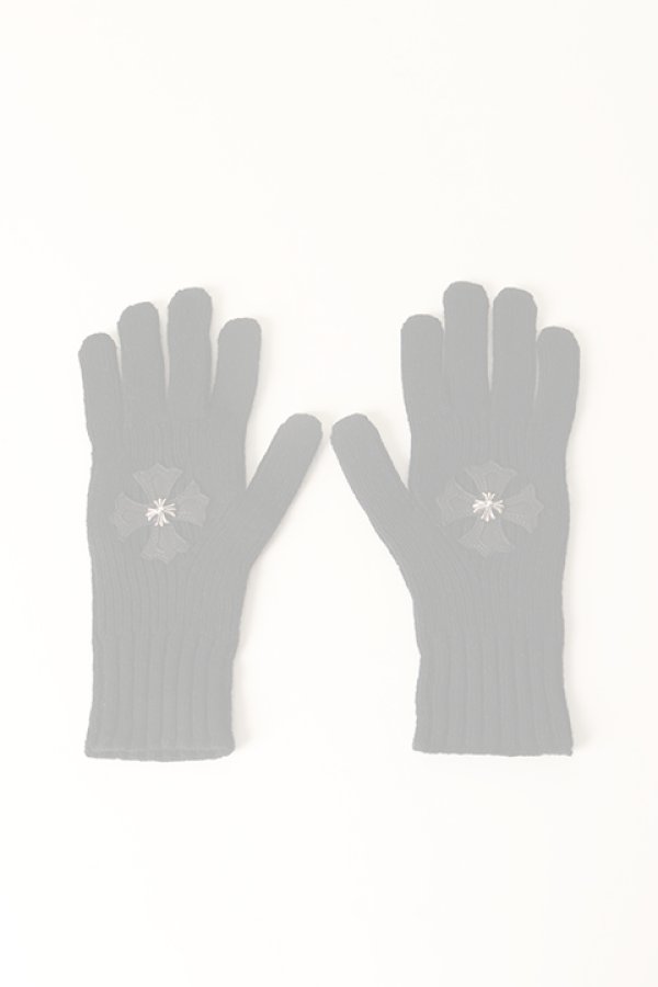 画像1:   CHROME HEARTS クロムハーツ グローブ {312196396******050-BCA}  :CH202309-09-BLK-F  (1)