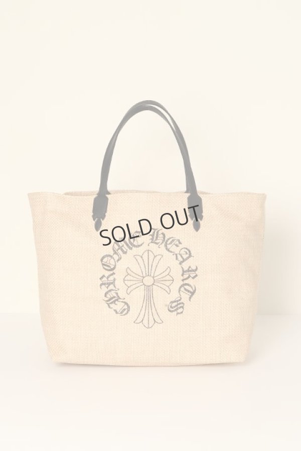 画像1: {SOLD}CHROME HEARTS クロムハーツ ラージビーチバッグ CHホースシュー{-BCA} (1)