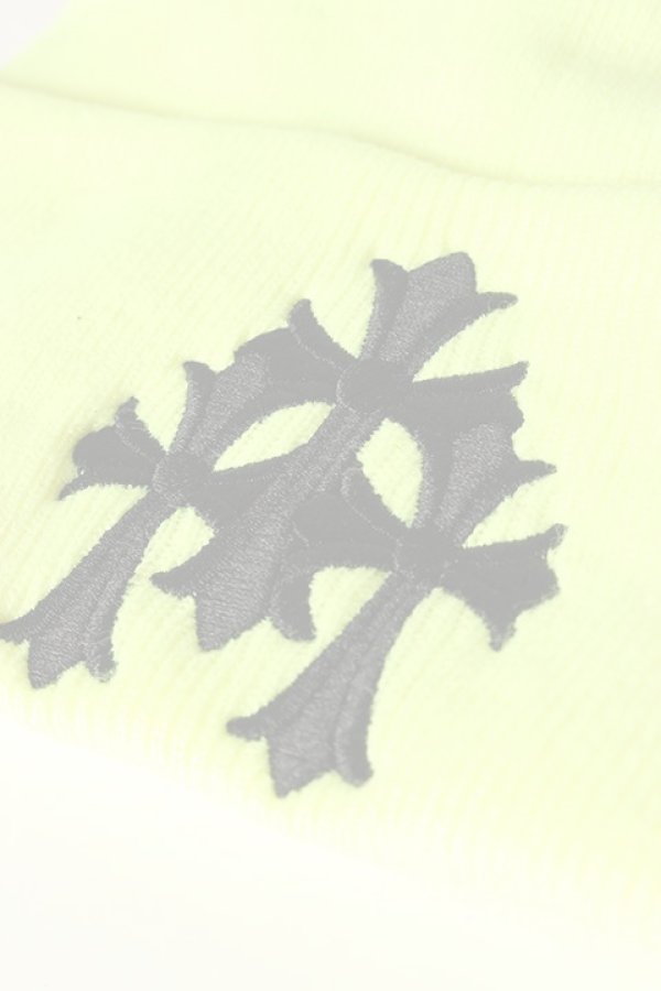 画像3:   CHROME HEARTS クロムハーツ ニットキャップ {304053702GNLXXX281-BDS}  :CH202402-03-LIME-F  (3)