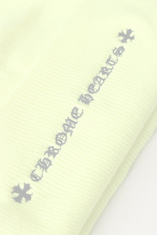 画像4:   CHROME HEARTS クロムハーツ ニットキャップ {304053702GNLXXX281-BDS}  :CH202402-03-LIME-F  (4)