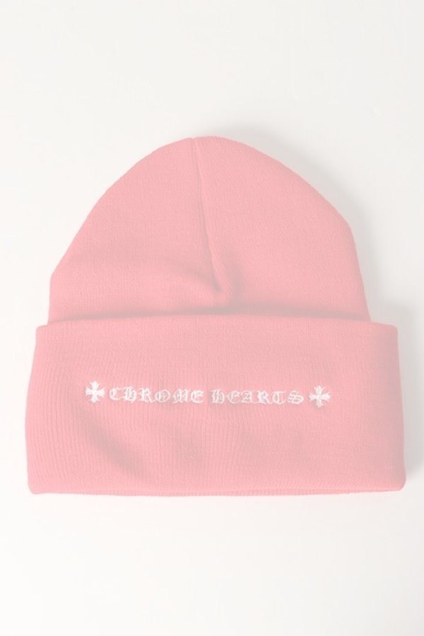画像2:   CHROME HEARTS クロムハーツ ニットキャップ {304053702REDXXX282-BDS}  :CH202402-04-RED-F  (2)