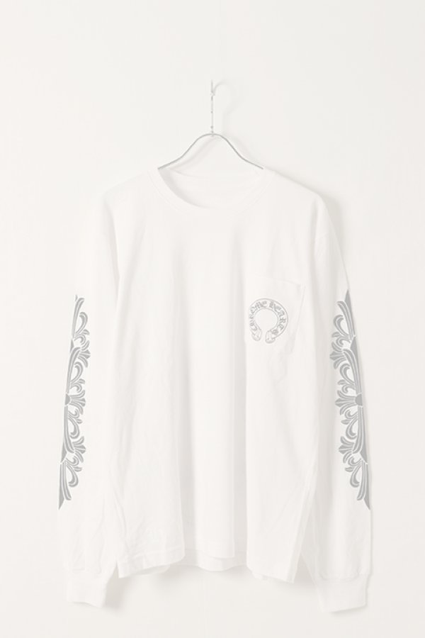 画像4:  {SOLD} CHROME HEARTS クロムハーツ ロングスリーブTシャツ {-BDS}  :CH202403-01-WHT-L  (4)
