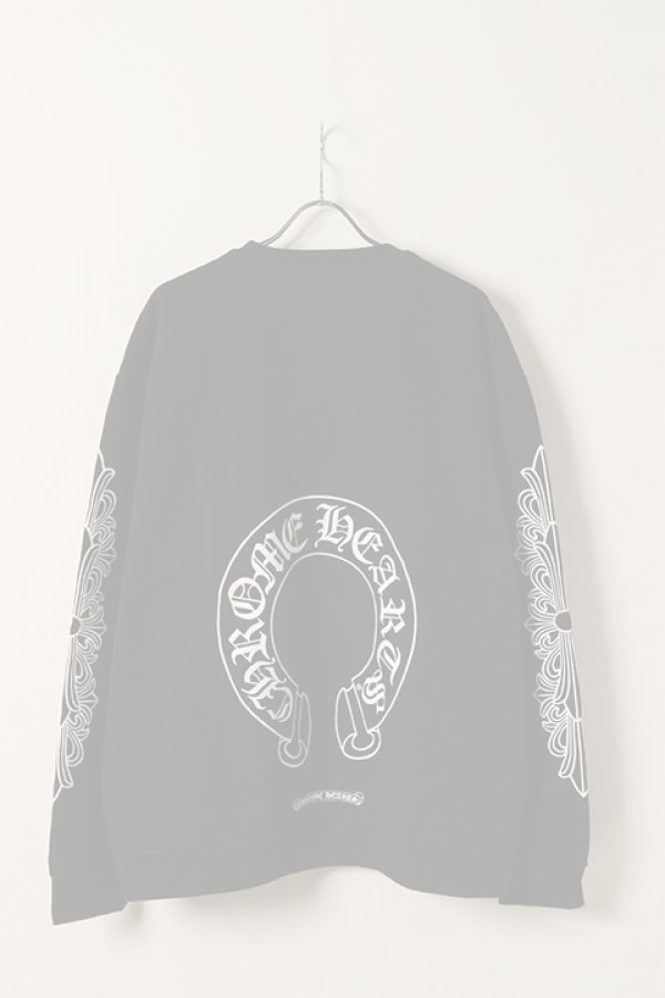 画像1:   CHROME HEARTS クロムハーツ スウェット {-BDS}  :CH202403-02-BLK-XL  (1)